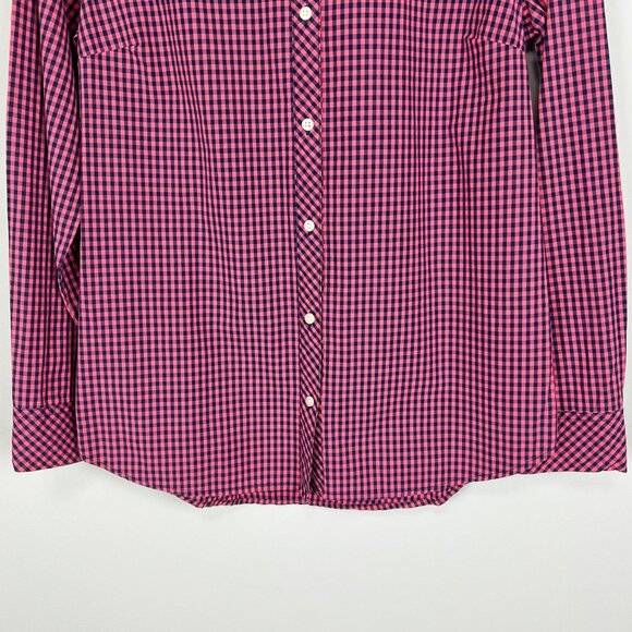 Vineyard Vines Alicetown Gingham Chilmark Classic Button Down Shirt Pink size 4 - Picture 4 of 10